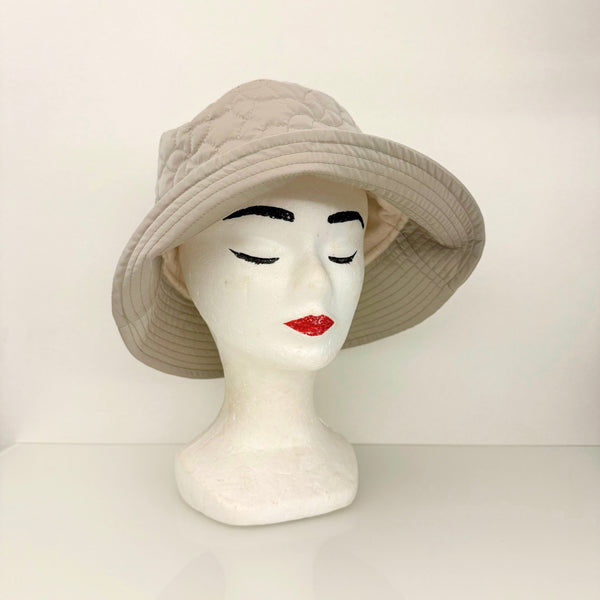 IMPERMEABILE Trapuntato Fiori Ghiaccio