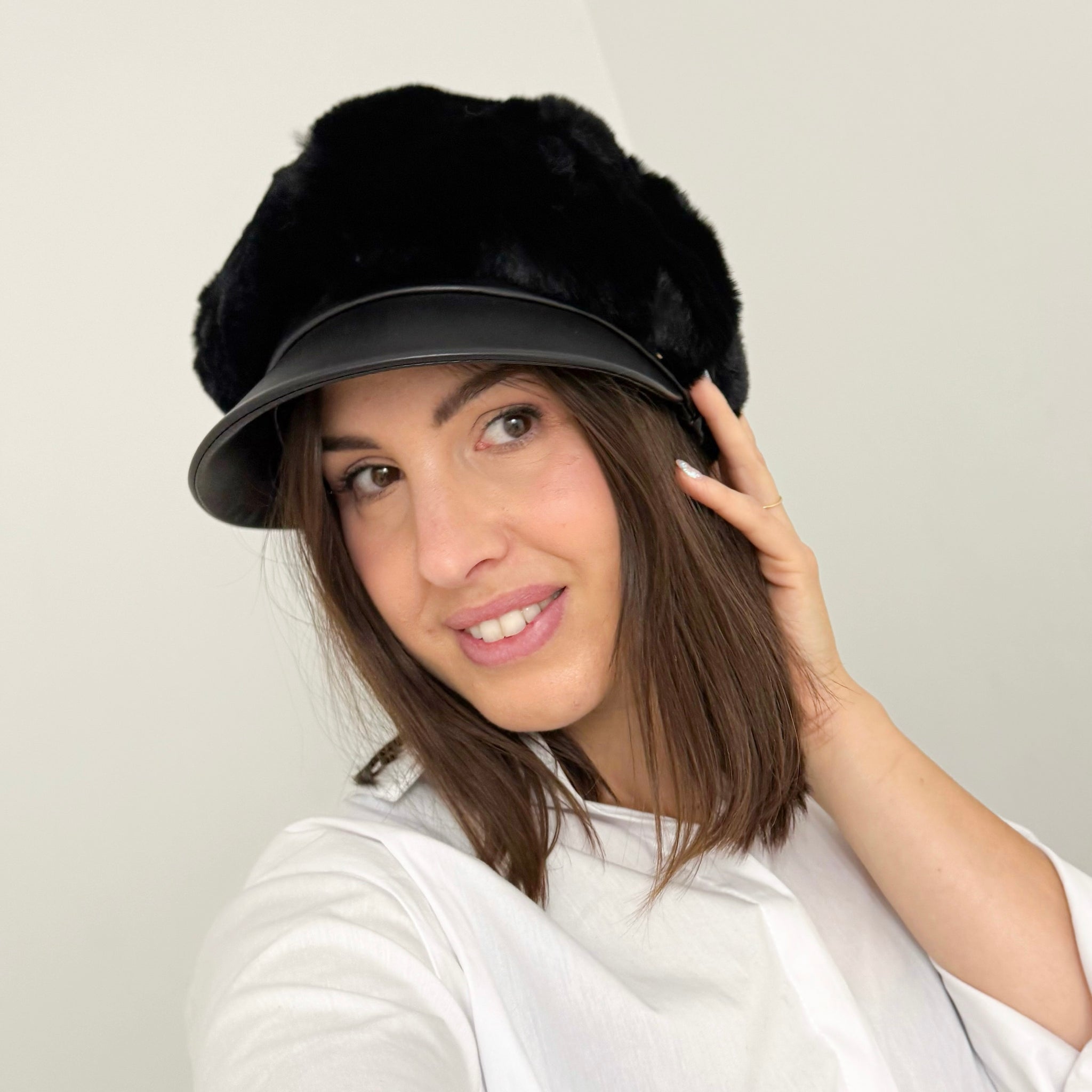 BAKER BOY Ecopelliccia Nero