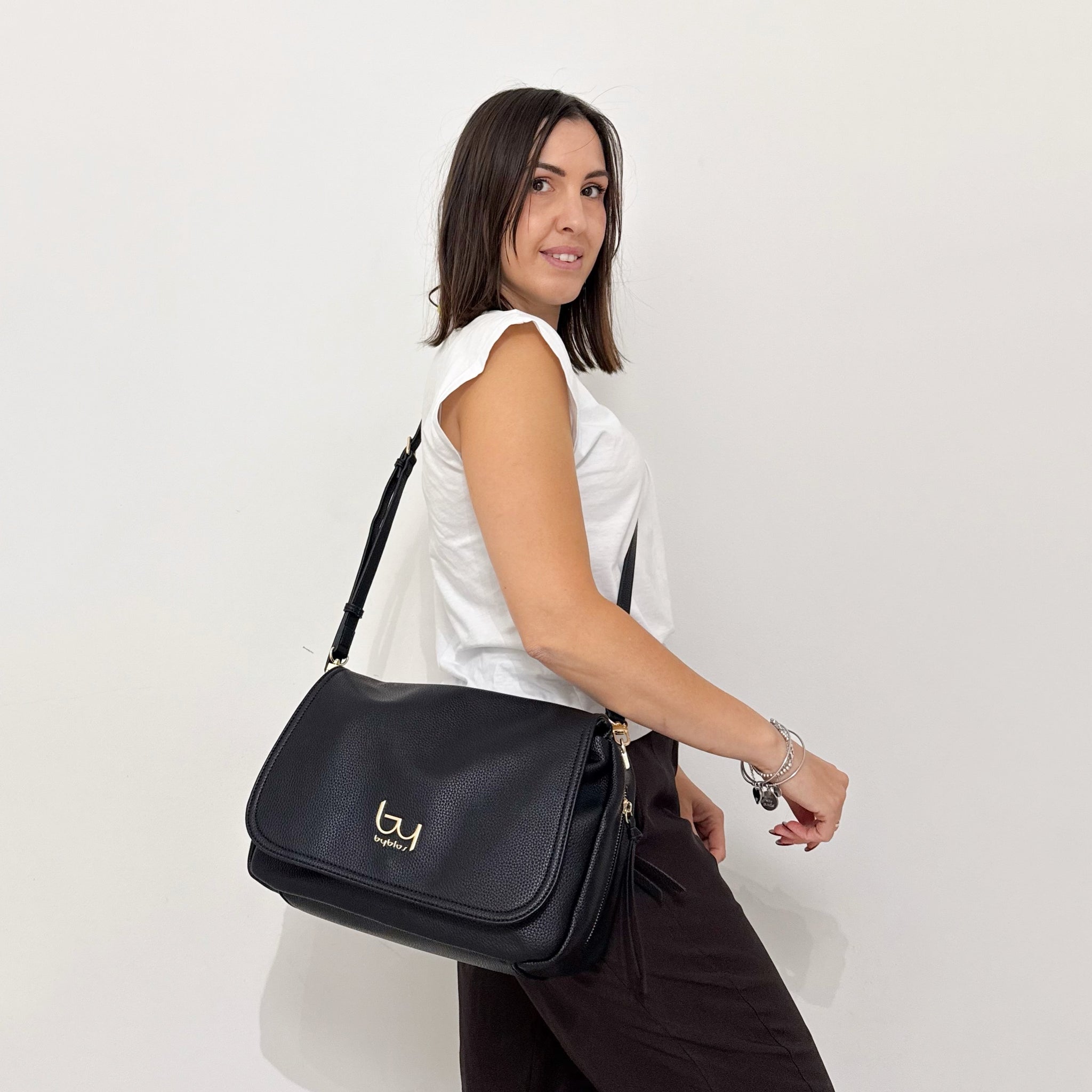 BYBYBLOS Shoulder Libra Nero