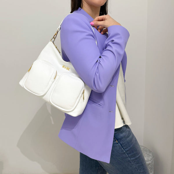 M★BRC Borsa Voyager Bianco