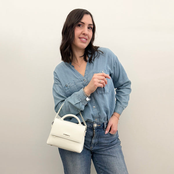 VIVIENNE D Cartella Mini Pop Bianca