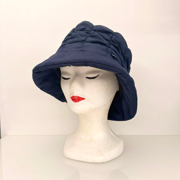 IMPERMEABILE Arricciato Blu