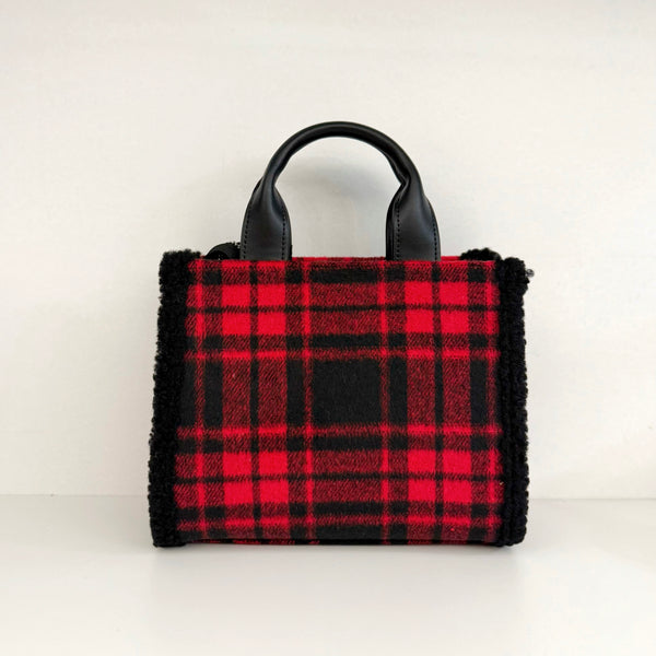 PASHBAG Bauletto Mini Marge Tartan Rosso