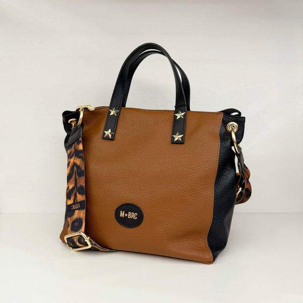 M★BRC Borsa Animalier 195 Nero/Cognac