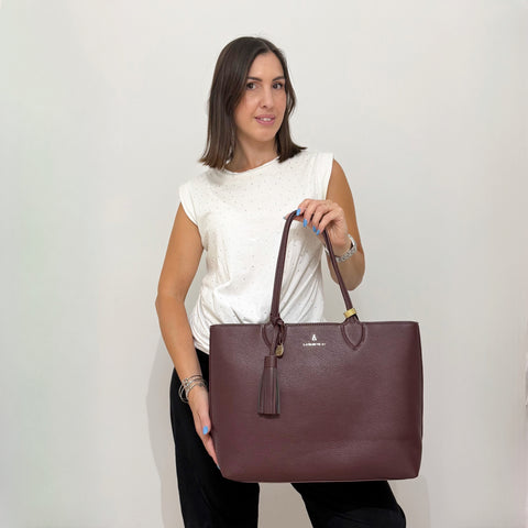 ATELIER DU SAC Shopper Jeanette Bordeaux