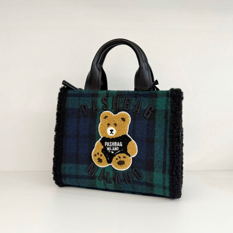 PASHBAG Bauletto Mini Marge Tartan Verde
