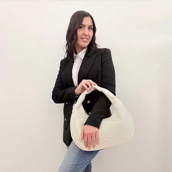 VIVIENNE D Borsa Twist Bianco