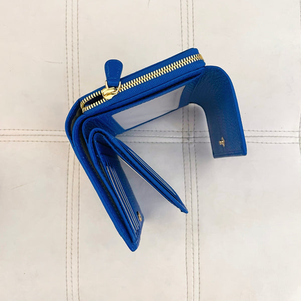AUT AUT Portafoglio Grande Blu Elettrico