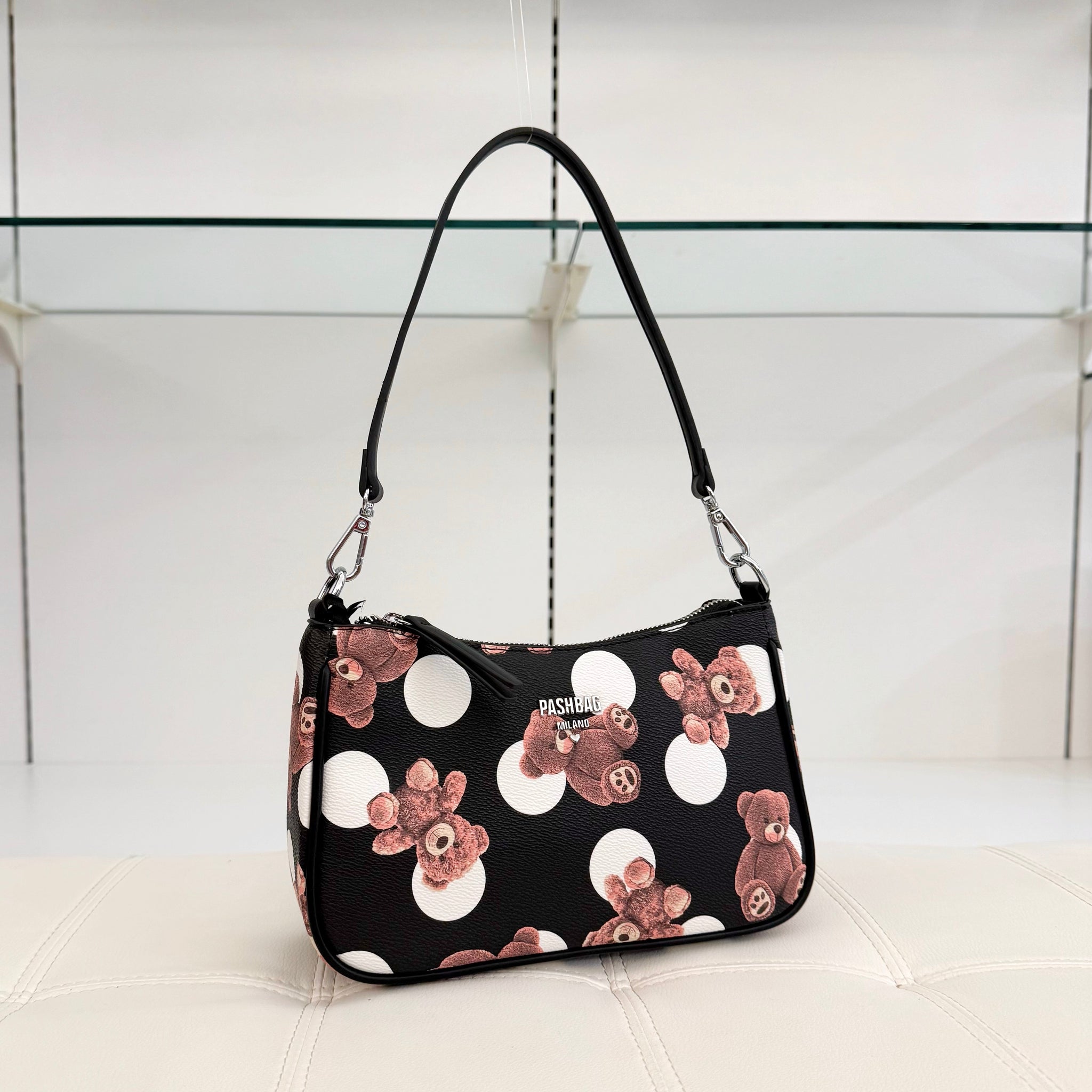 PASHBAG Borsa Mini Alissa Teddy Nera