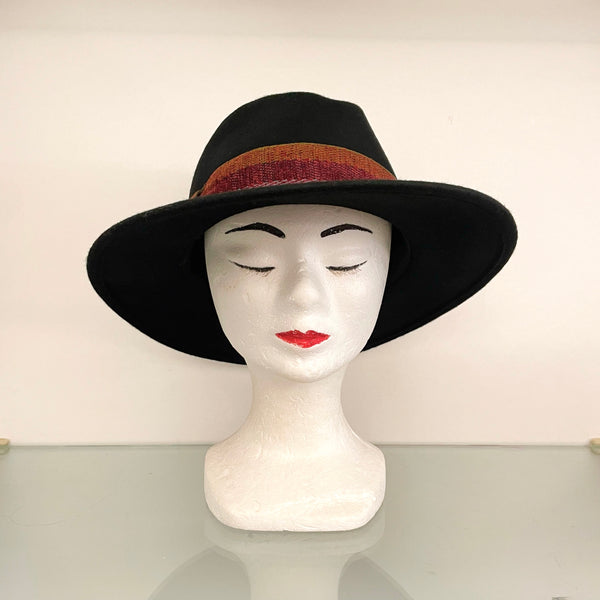 FEDORA Nero con nastro