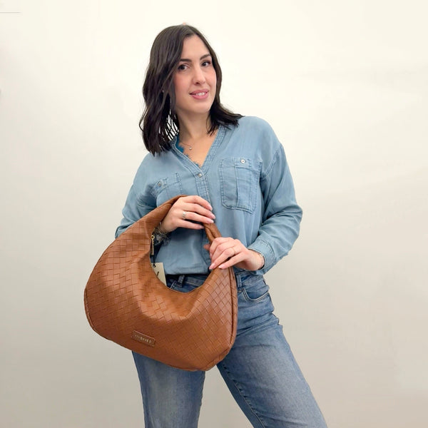 VIVIENNE D Borsa Twist Cuoio