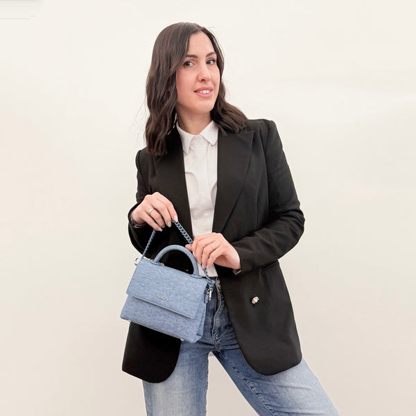 VIVIENNE D Cartella Mini Pop Denim