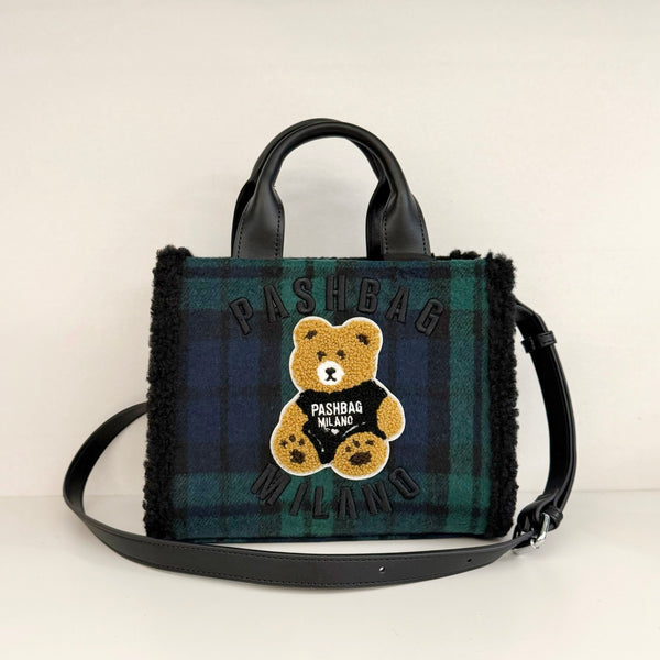 PASHBAG Bauletto Mini Marge Tartan Verde