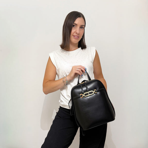 ATELIER DU SAC Zaino Larry Nero
