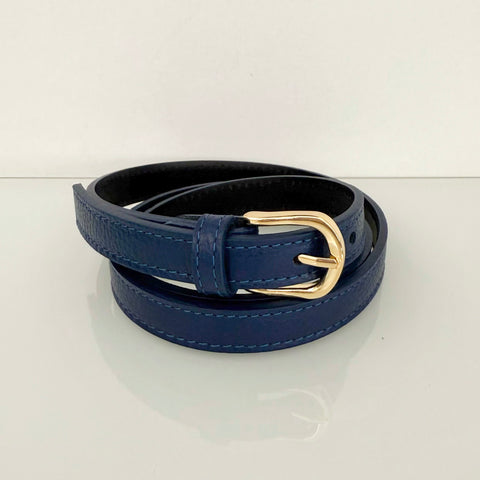 CINTURA Sottile Blu