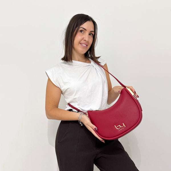 BYBYBLOS Borsa Elsa Mezzaluna Rossa