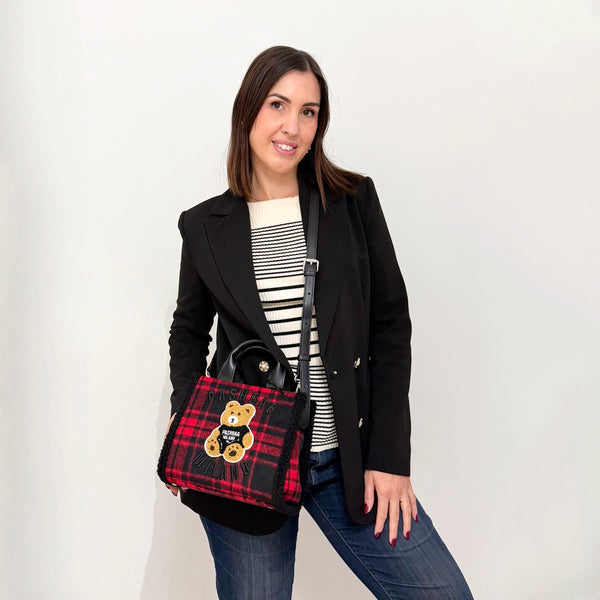 PASHBAG Bauletto Mini Marge Tartan Rosso