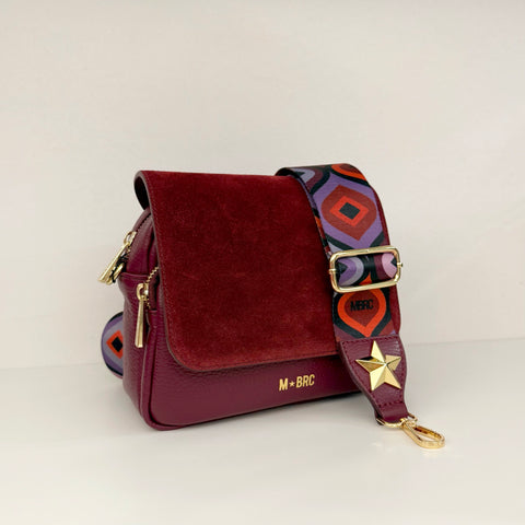 M★BRC Borsa Obona Suede 071 Bordeaux