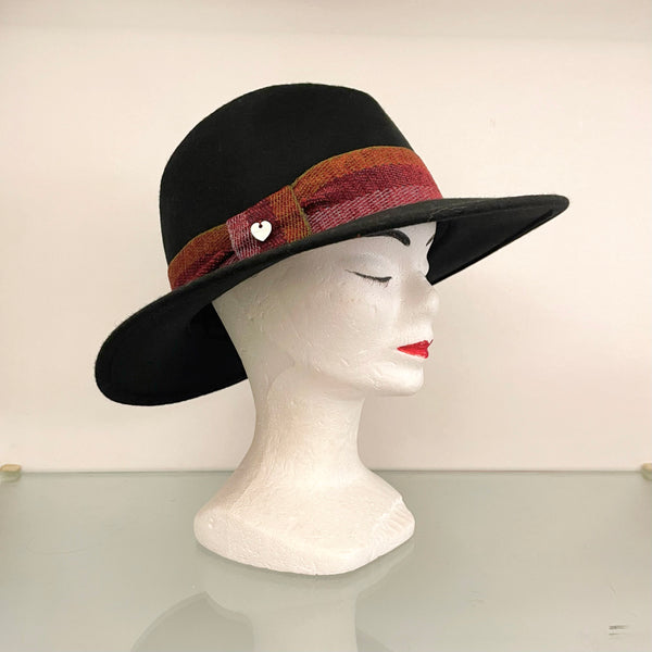 FEDORA Nero con nastro