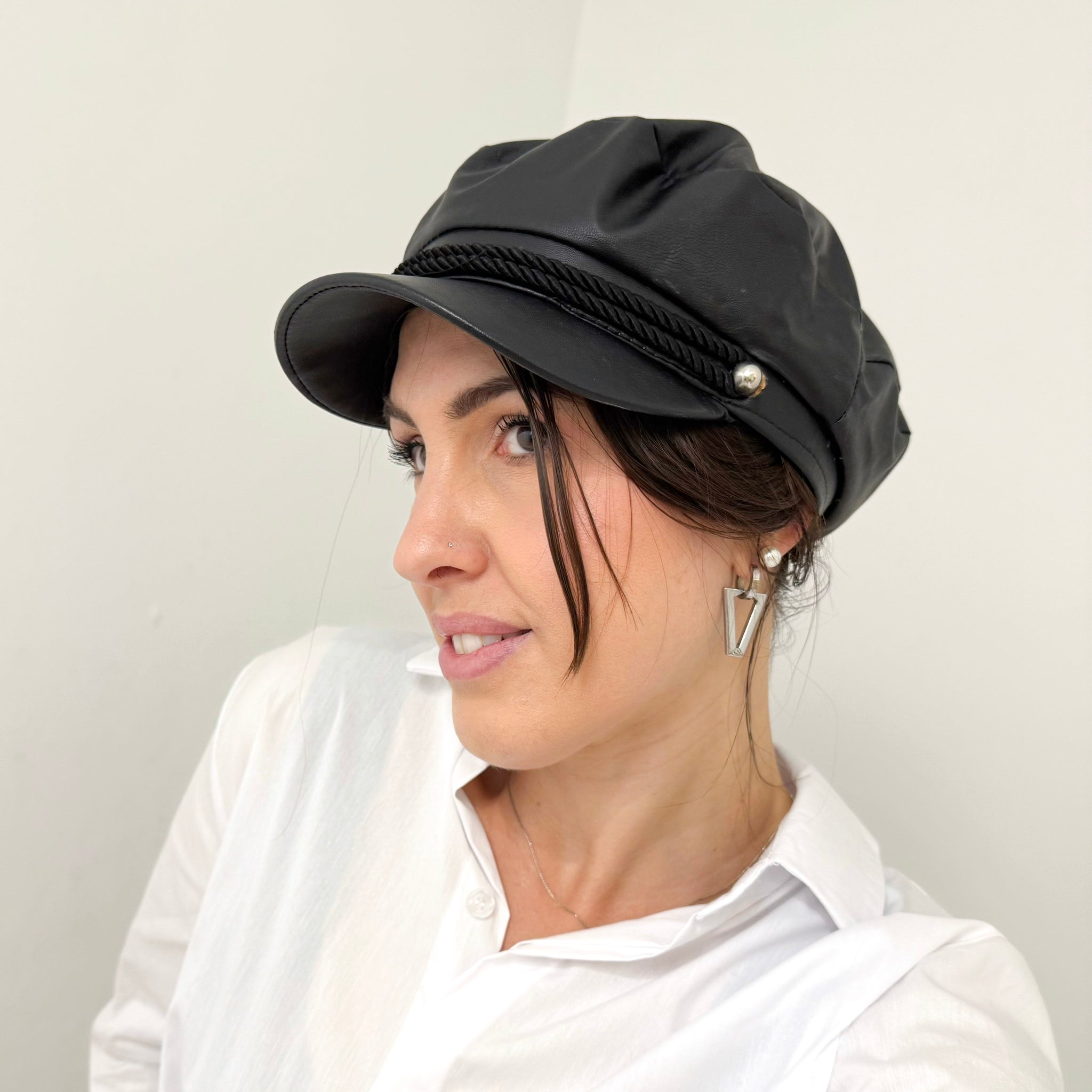 BAKER BOY Ecopelle Nero