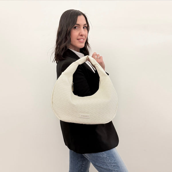 VIVIENNE D Borsa Twist Bianco