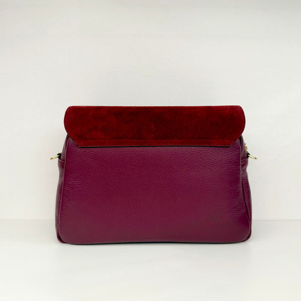 M★BRC Borsa Obona Suede 070 Bordeaux
