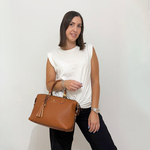 ATELIER DU SAC Bauletto Conelie Cuoio