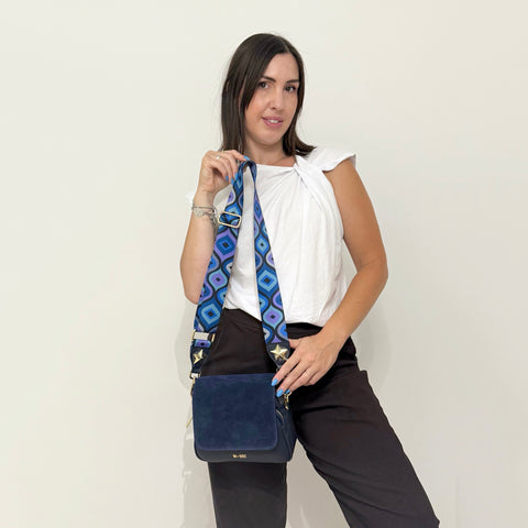 M★BRC Borsa Obona Suede 071 Blu