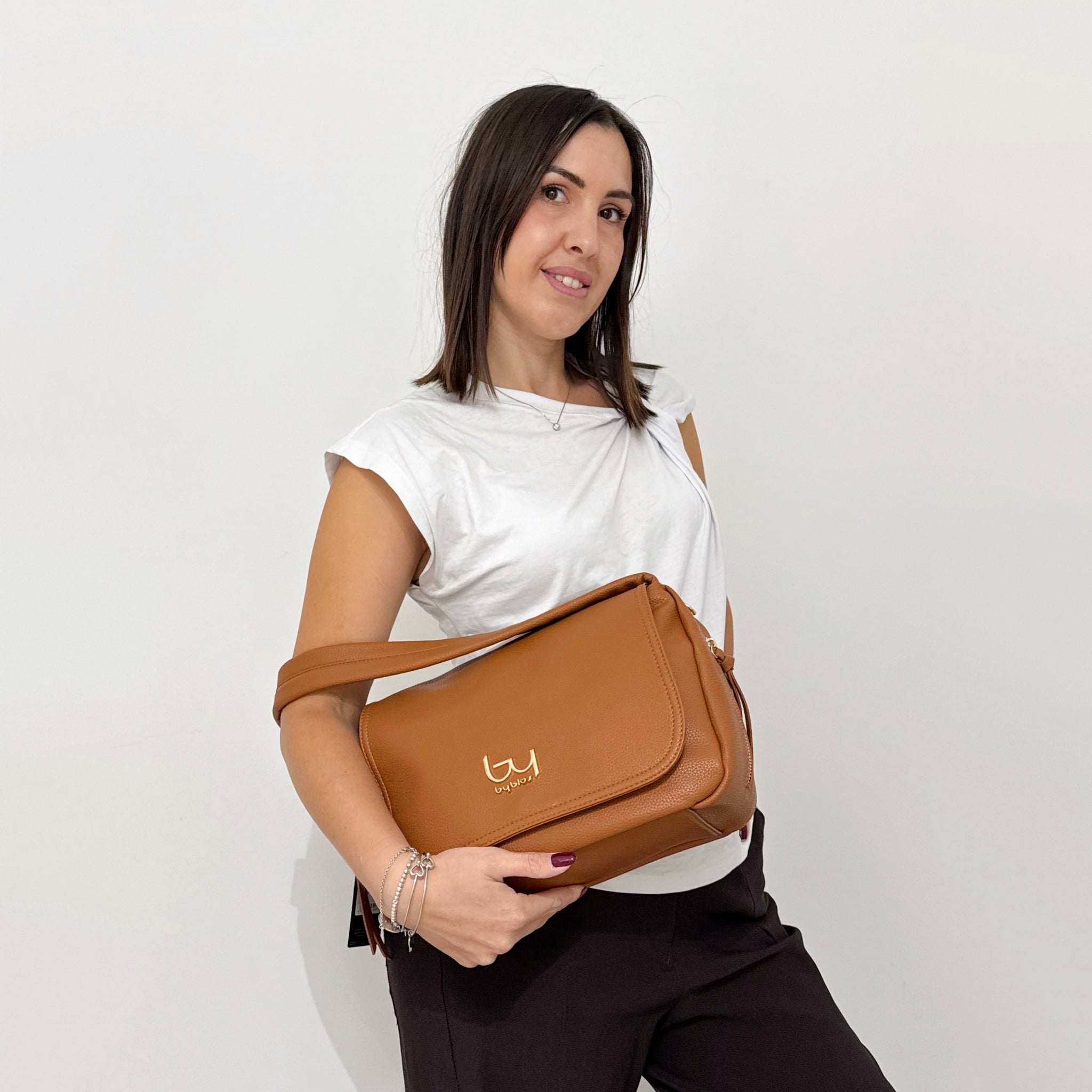 BYBYBLOS Shoulder Libra Cuoio