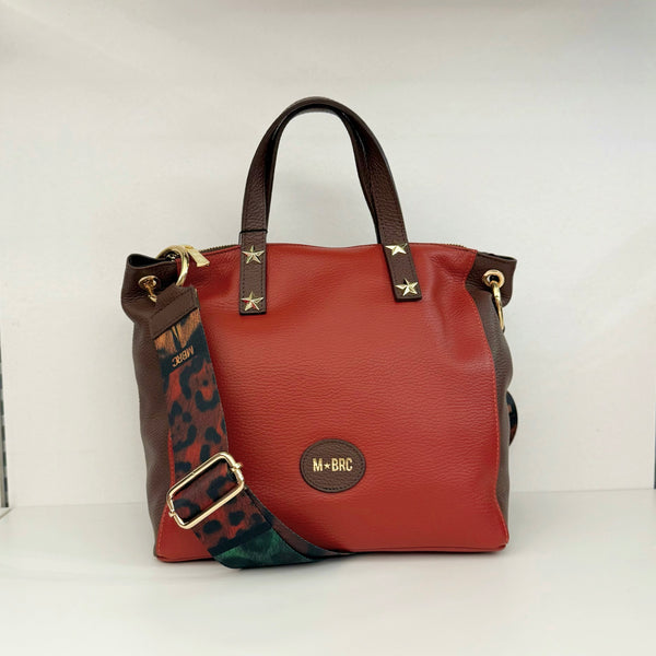 M★BRC Borsa Animalier 195 Marrone/Coccio