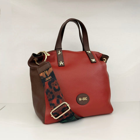 M★BRC Borsa Animalier 195 Marrone/Coccio