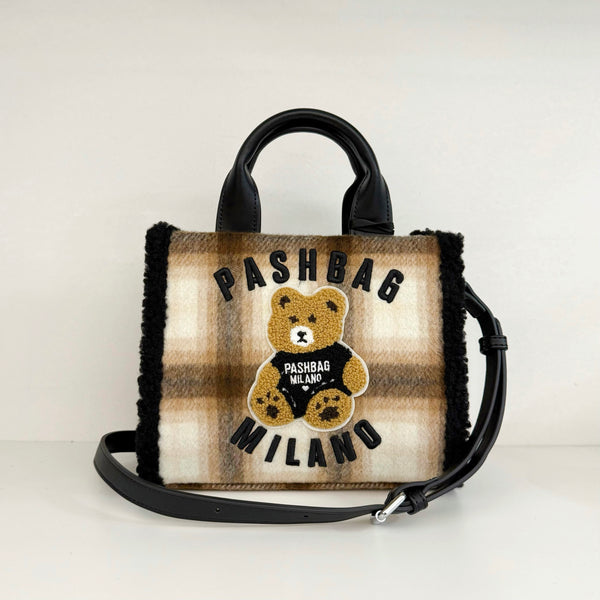 PASHBAG Bauletto Mini Marge Tartan Beige