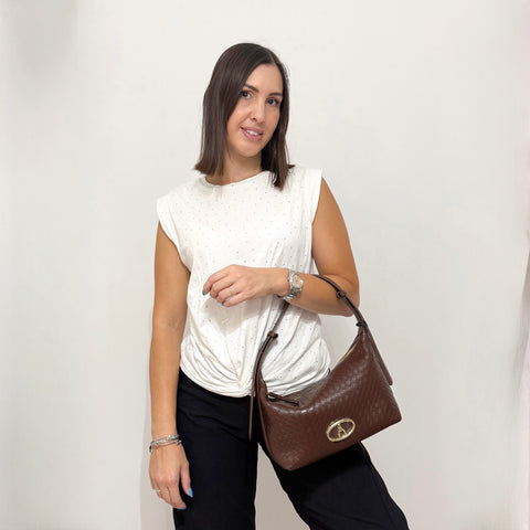 ATELIER DU SAC Borsa Petite Eliette Marrone