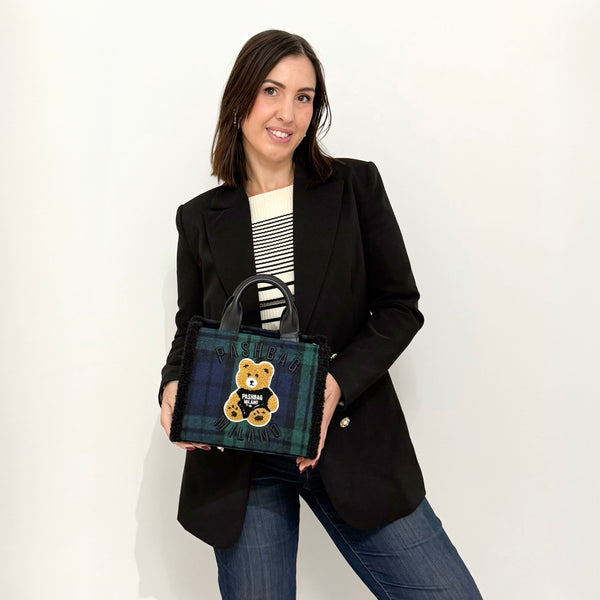 PASHBAG Bauletto Mini Marge Tartan Verde