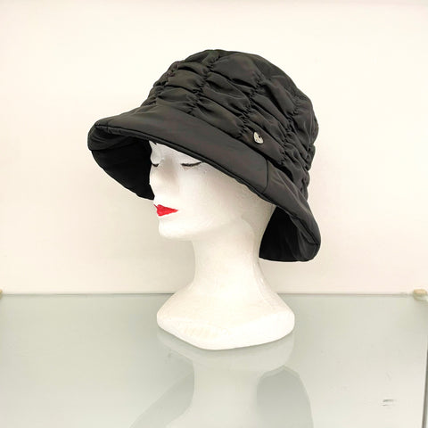 IMPERMEABILE Arricciato Nero