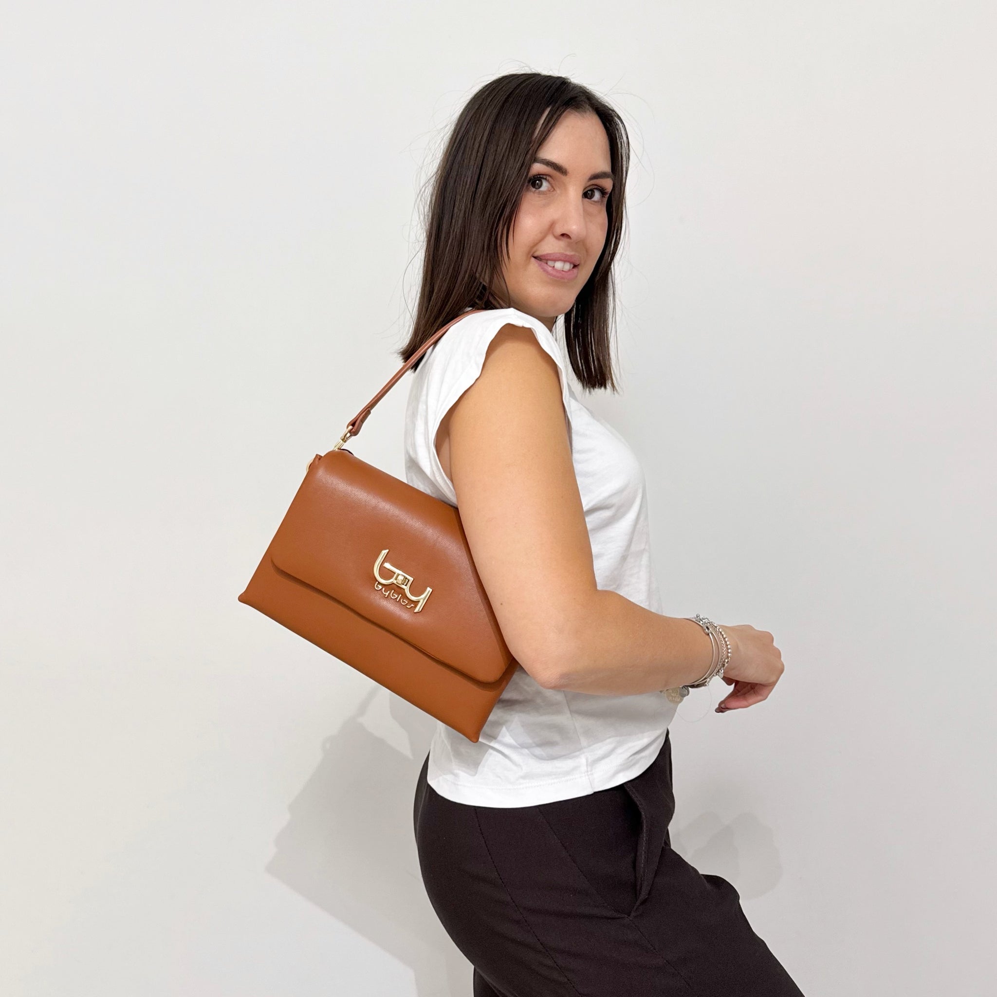 BYBYBLOS Borsa Amina Cuoio