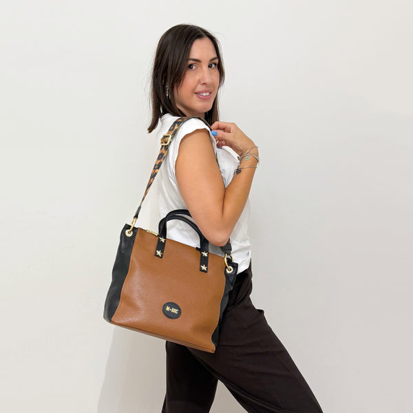 M★BRC Borsa Animalier 195 Nero/Cognac