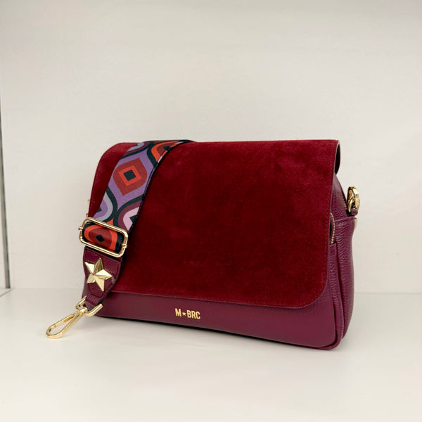 M★BRC Borsa Obona Suede 070 Bordeaux