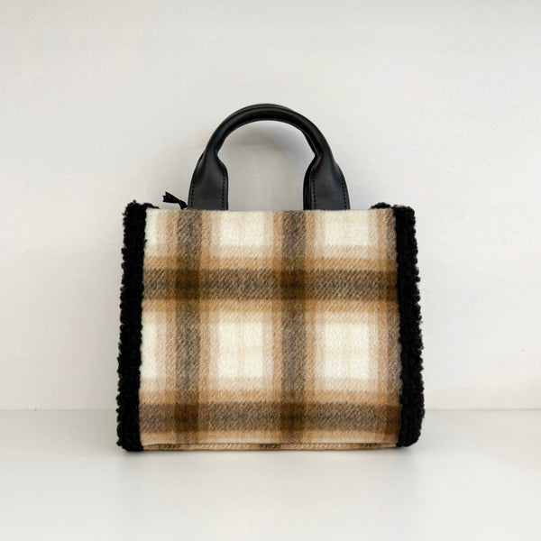 PASHBAG Bauletto Mini Marge Tartan Beige