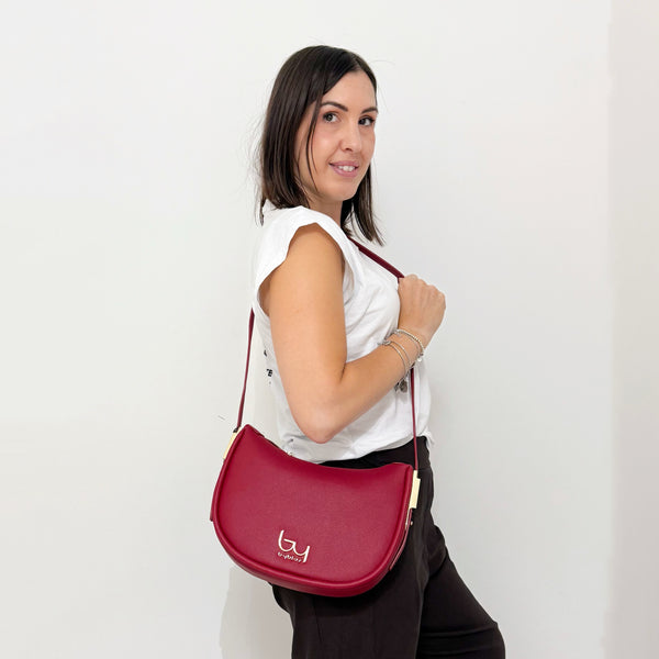 BYBYBLOS Borsa Elsa Mezzaluna Rossa