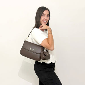 BYBYBLOS Borsa Sasha Marrone