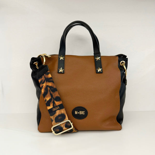 M★BRC Borsa Animalier 195 Nero/Cognac