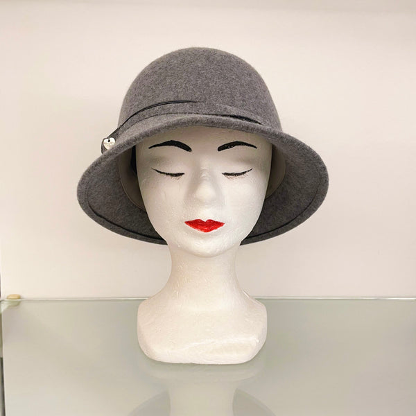 CLOCHE Feltro Grigio